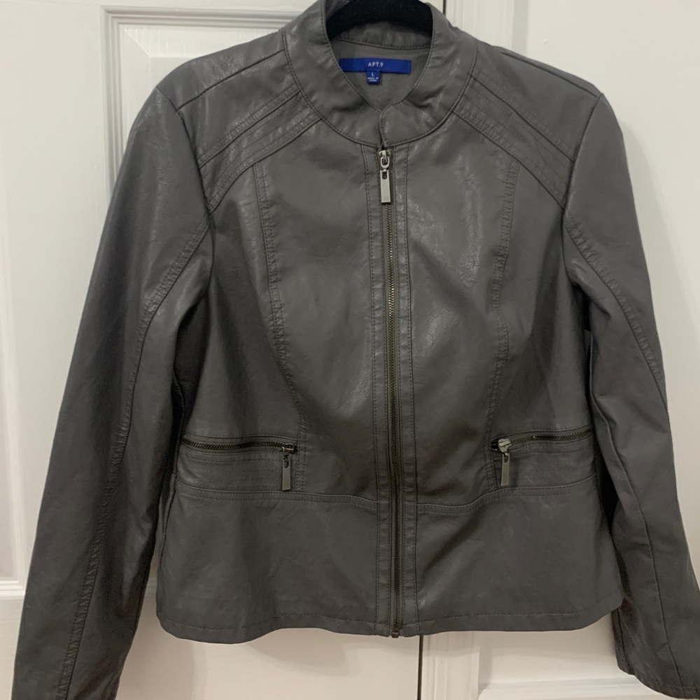 Faux Leather Jacket